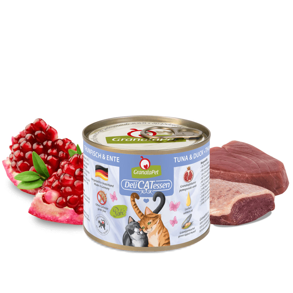 GranataPet DeliCATessen Cat Wet Food 200g Pouch Complete Meal Made in Germany Adult