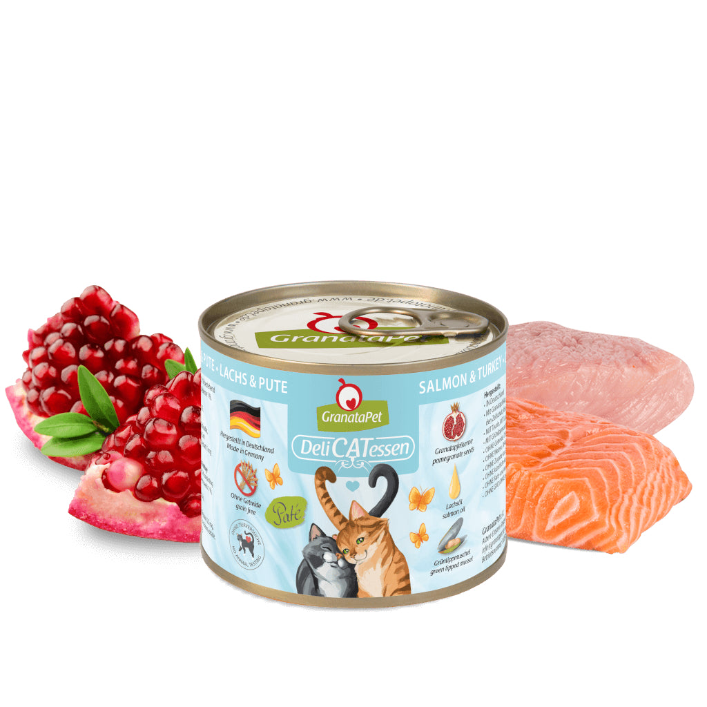 GranataPet DeliCATessen Cat Wet Food 200g Pouch Complete Meal Made in Germany Adult
