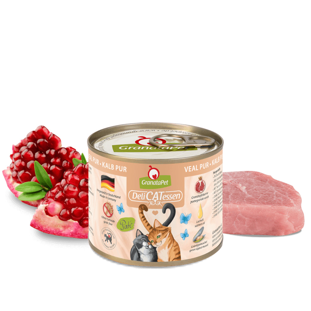 GranataPet DeliCATessen Cat Wet Food 200g Pouch Complete Meal Made in Germany Adult