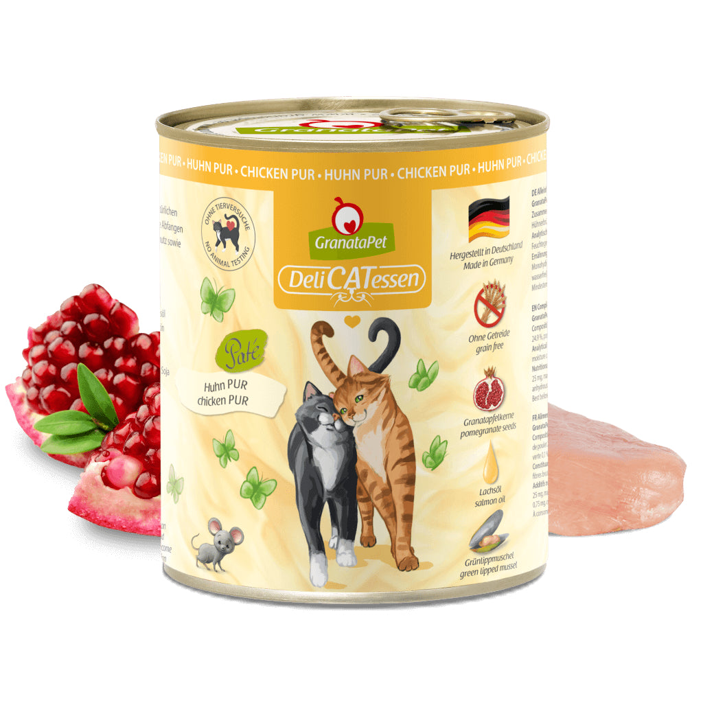 GranataPet DeliCATessen Pure Chicken Cat Wet Food Complete Balanced Meal Made in Germany