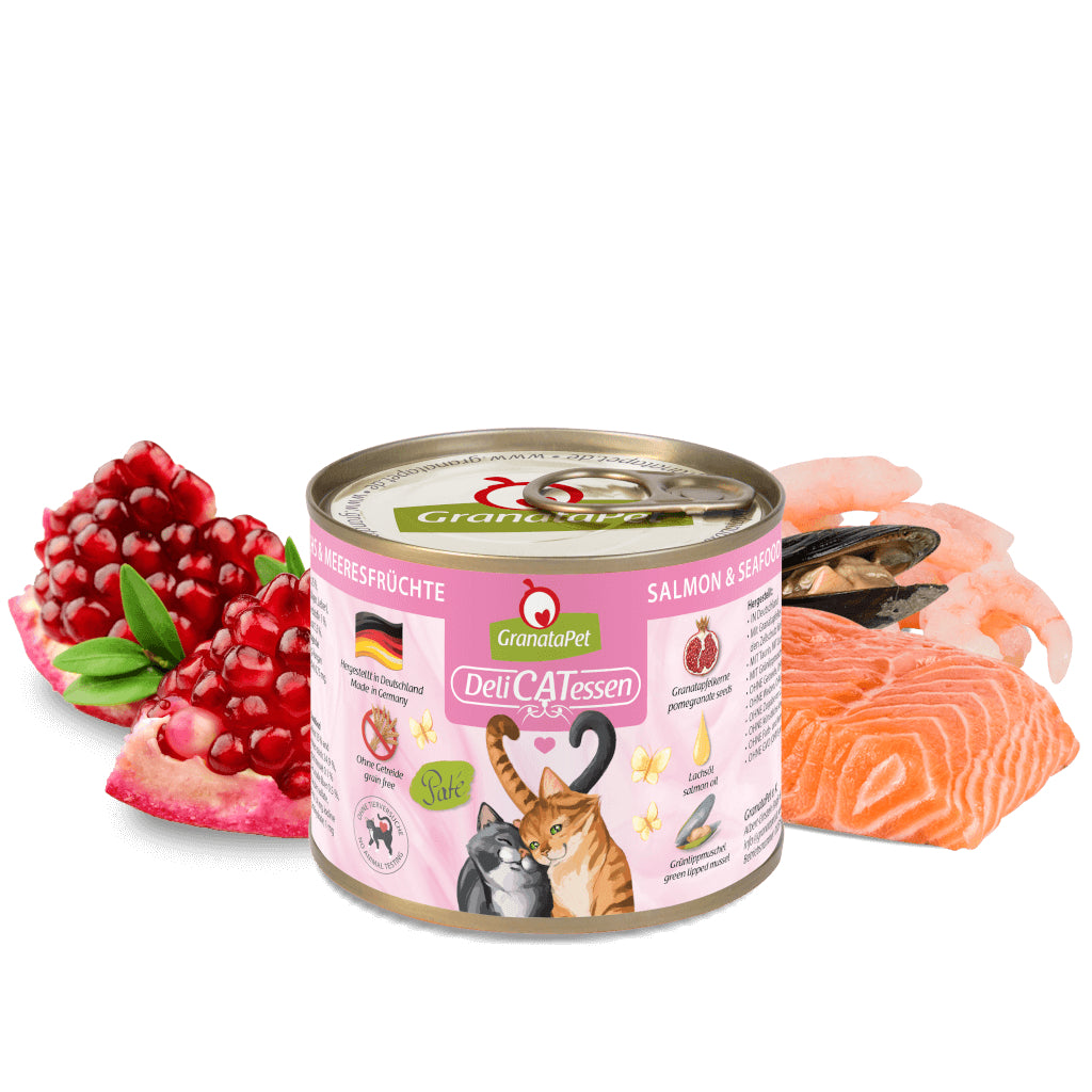 GranataPet DeliCATessen Cat Wet Food 200g Pouch Complete Meal Made in Germany Adult