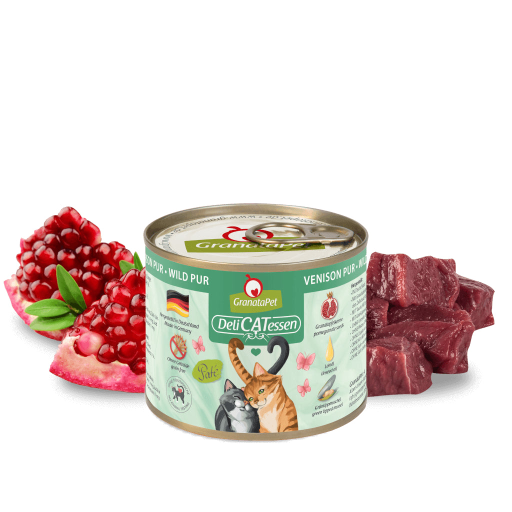 GranataPet DeliCATessen Wild game & tuna Cat Wet Food Complete Balanced Meal Made in Germany
