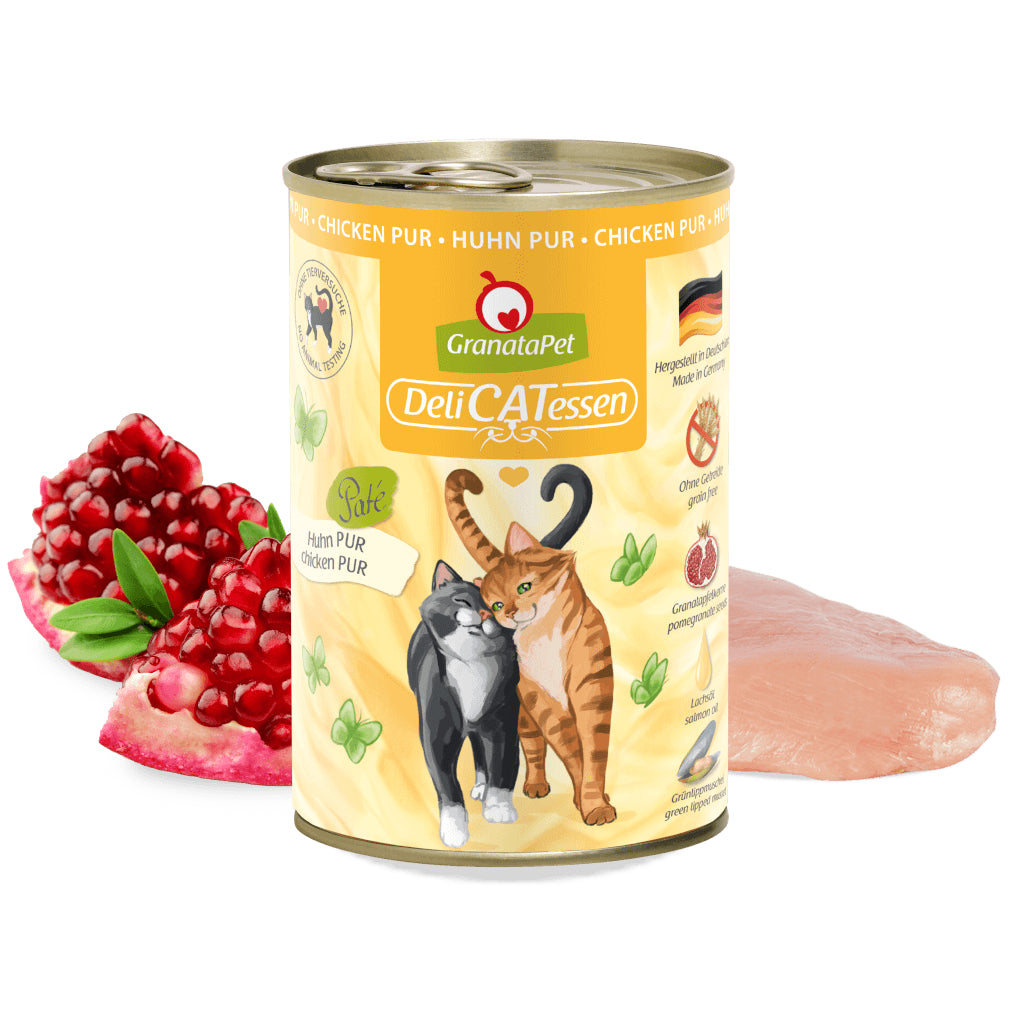GranataPet DeliCATessen Pure Chicken Cat Wet Food Complete Balanced Meal Made in Germany