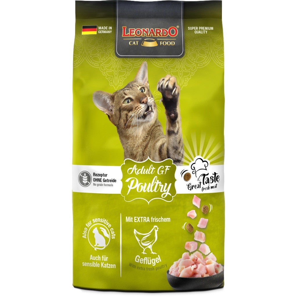 Leonardo Dry Cat Food Selection Recipe without Grain Made in Germany