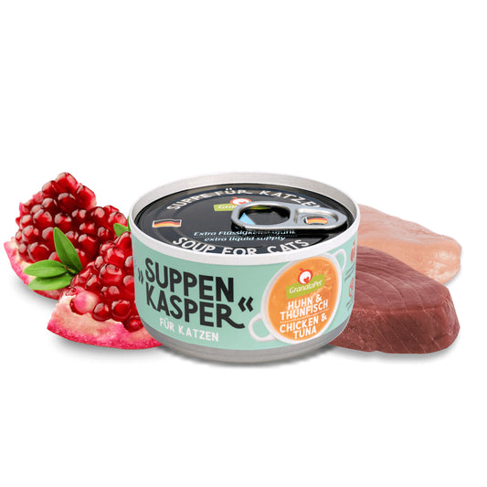 GranataPet Suppenkasper Chicken and Tuna 70g*12 Cat Soup Made in Germany