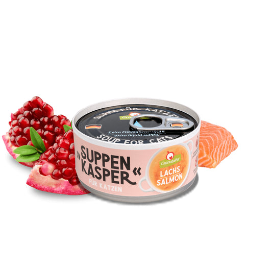 GranataPet Suppenkasper Salmon 70g*12 Cat Soup Made in Germany