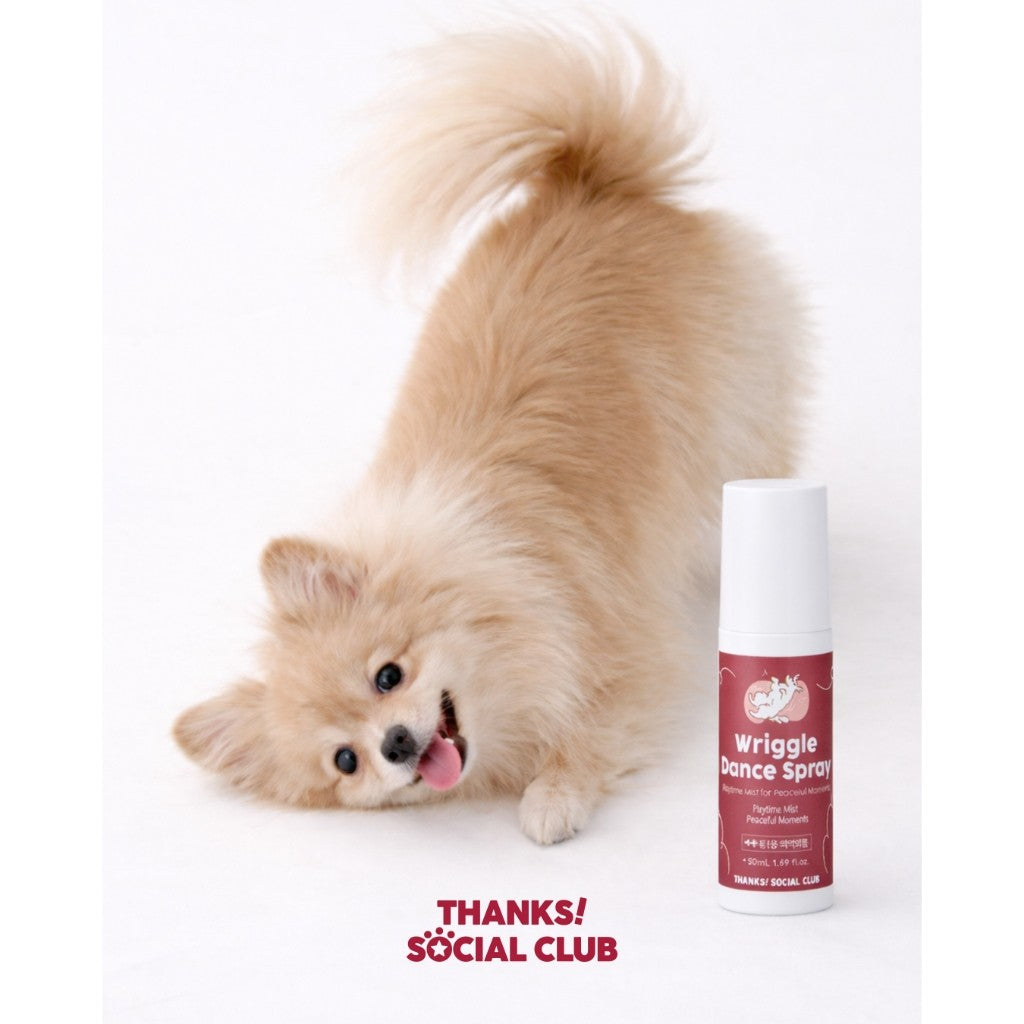 TSC Wriggle Dance Spray for Dog Separation Anxiety Solution Natural Olfactory Signal Made in Korean Thanks! Social Club