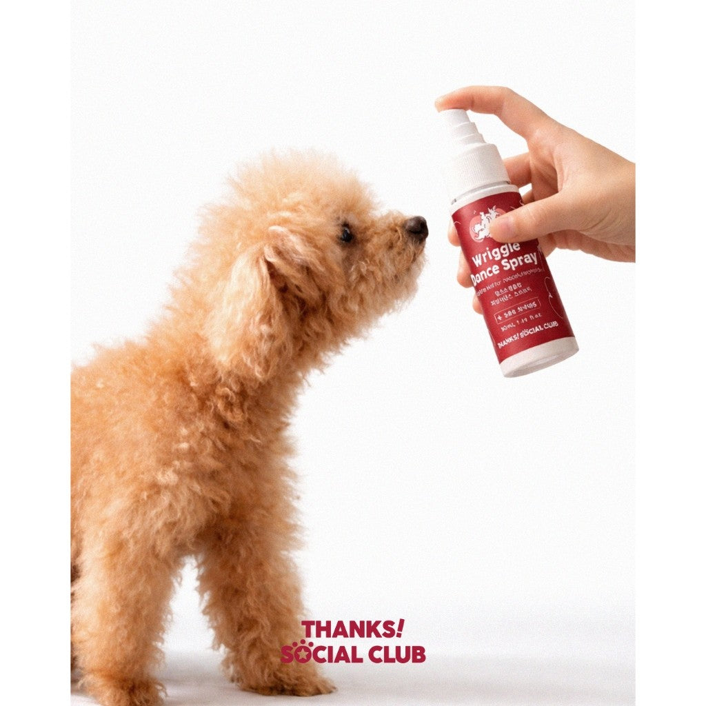 TSC Wriggle Dance Spray for Dog Separation Anxiety Solution Natural Olfactory Signal Made in Korean Thanks! Social Club